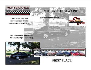 Voting for the April photo contest ( Shade Tree Monte Carlo / 50 shades)-april-contest-drivernumber3-contest-cert.jpg